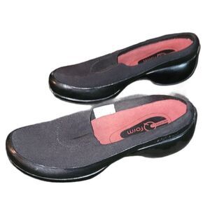 women merrell dress slides shoe black size 7.5‎